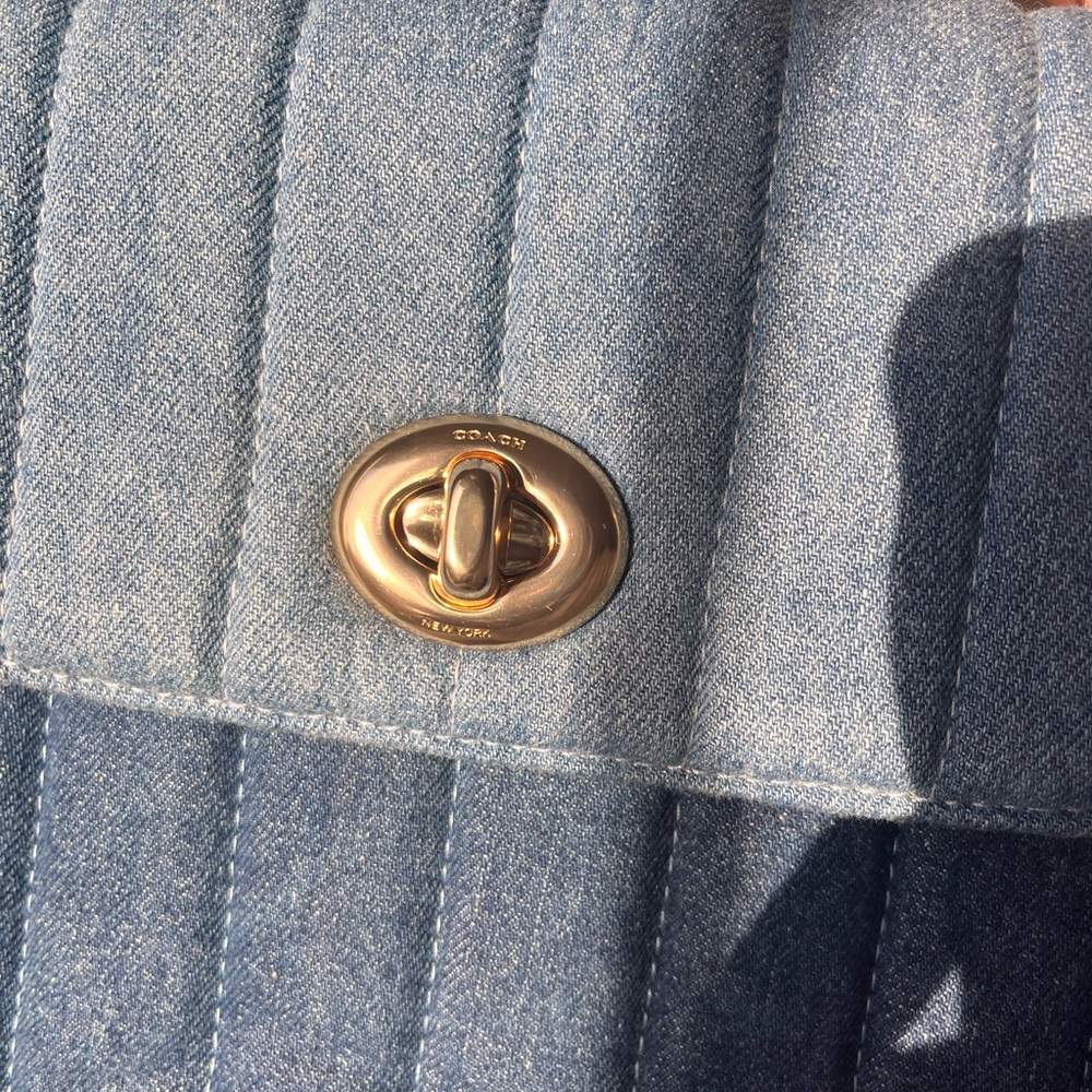#Coach Blue Marley Top Handle - Picture 9 of 17